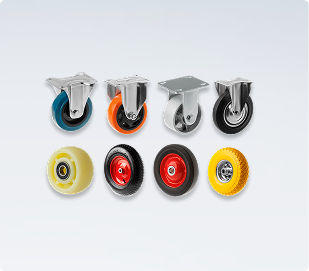Типы колёс для тележек по применению — обзор